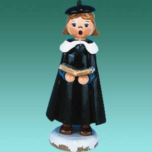 Kurrendemädchen mit Buch