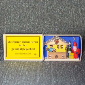 Zündholzschachtel ″Weihnachtsmarkt″