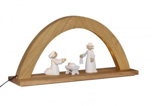 LED Lichterbogen eiche 42cm
