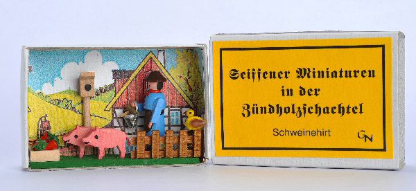Zündholzschachtel " Schweinehirt"