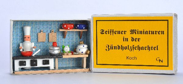 Zündholzschachtel "Koch"