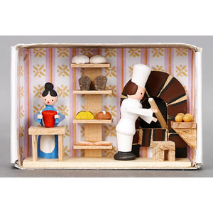 Zündholzschachtel "Bäckerei"