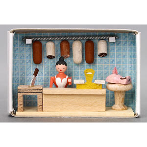 Zündholzschachtel ″Fleischerei″
