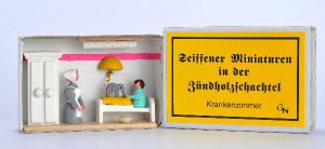 Zündholzschachtel ″Krankenzimmer″