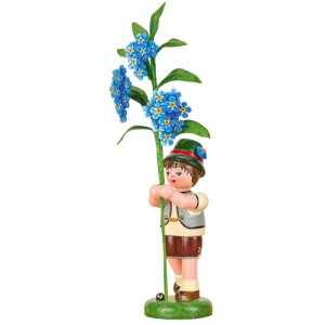 Blumenkind Junge Vergissmeinicht 17cm