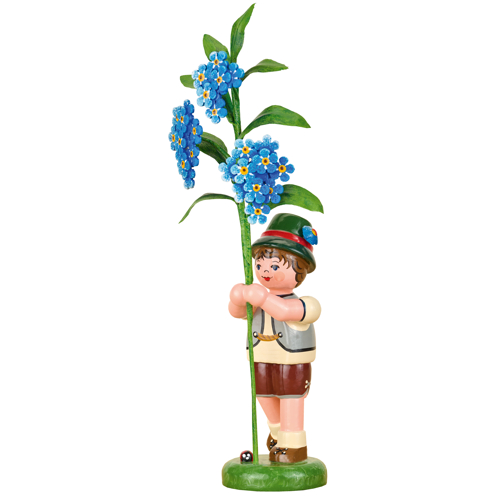 Blumenkind Junge Vergissmeinicht 17cm