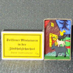 Zündholzschachtel ″Bremer Stadtmusikanten″