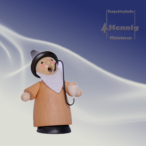 Miniräuchermann - Wichtel natur 8cm