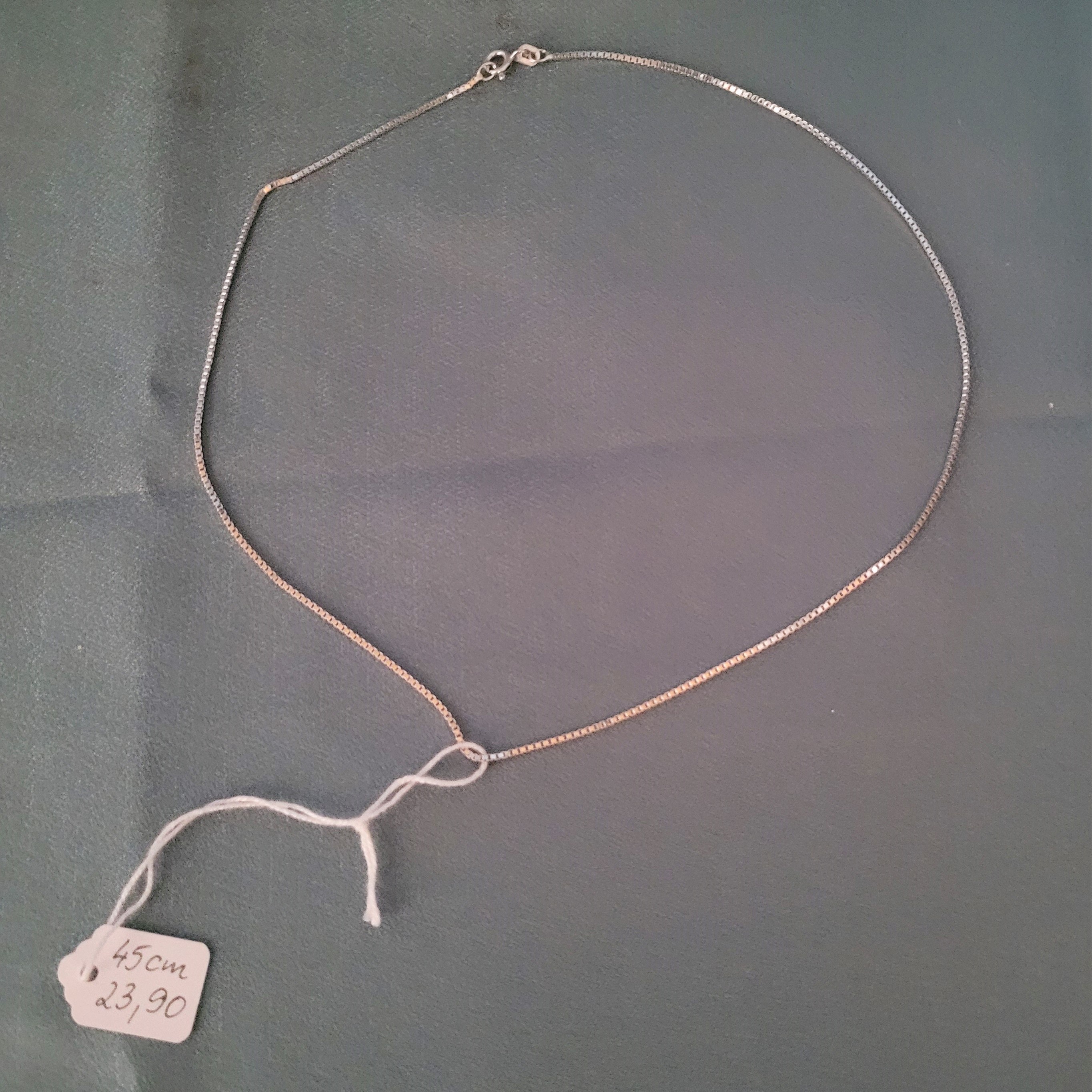 Silber Halskette 45cm
