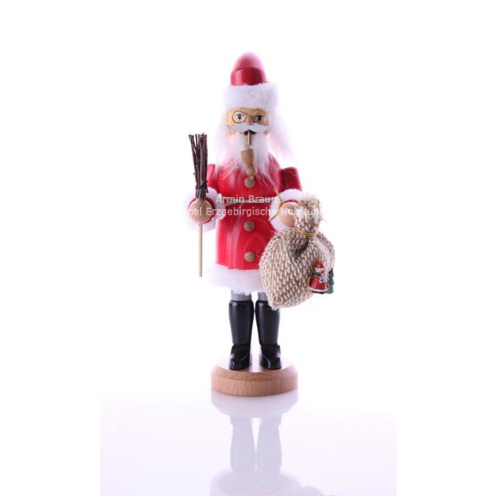 Räuchermann Weihnachtsmann 21cm - Auslaufartikel