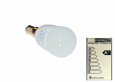 LED Tropfenlampe E 14 4W matt für I4 - I7 Innenstern
